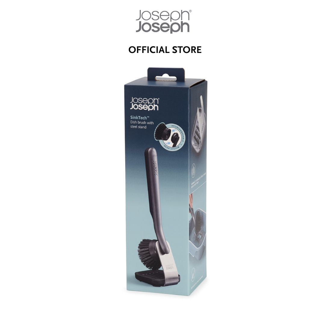 Joseph Joseph SinkTech™ Soap Dispensing Washing Up Brush with Steel Stand JJ0105