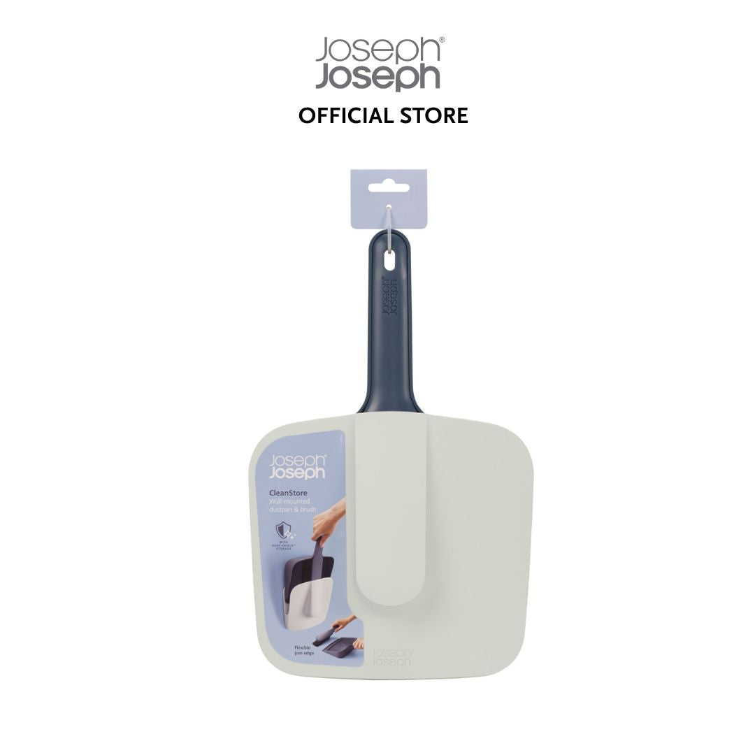 Joseph Joseph CleanStore Blue Wall-mounted Dustpan & Brush JJ0212