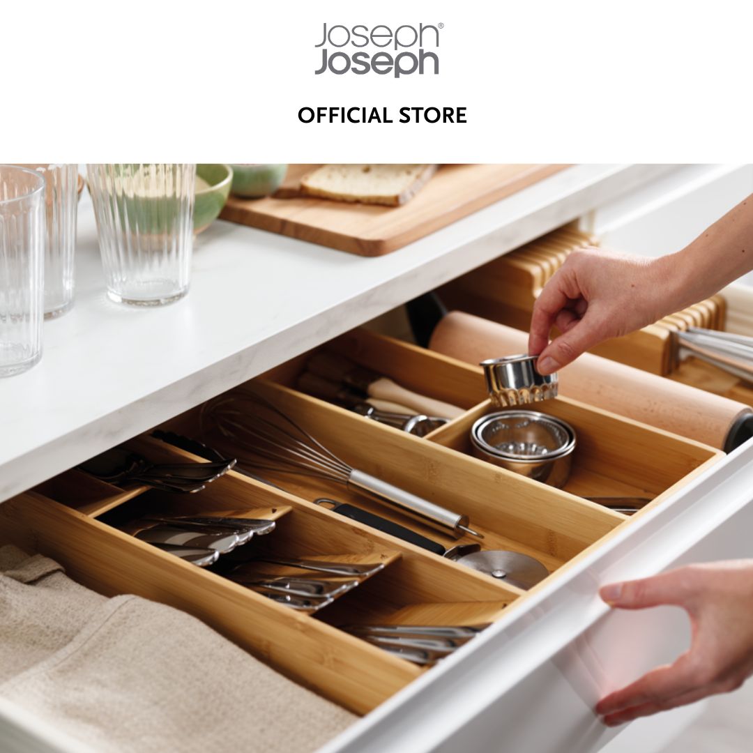 Joseph Joseph DrawerStore™ Bamboo Cutlery, Utensil & Gadget Organiser JJ0258