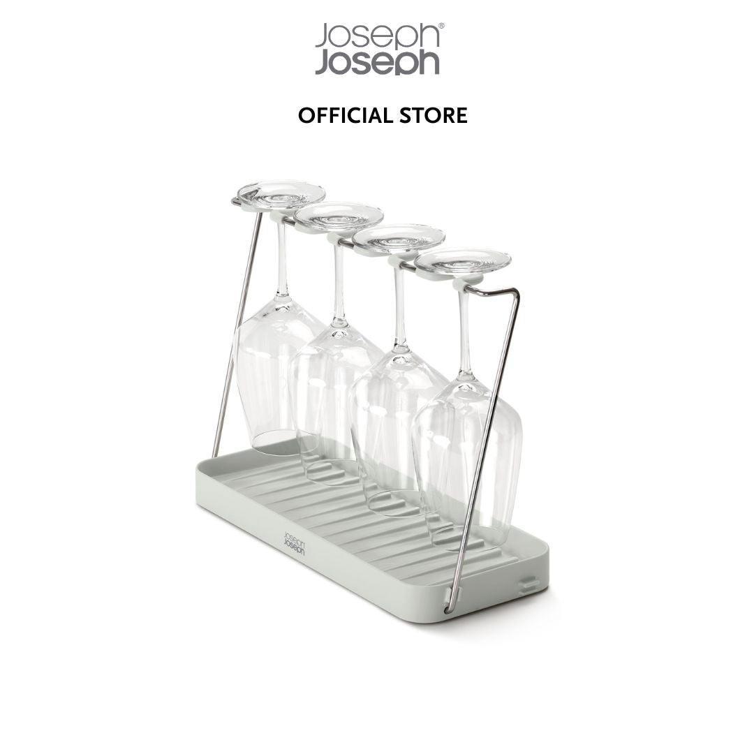 Joseph Joseph DrySmart™ Folding Wine Glass Drying Rack JJ0116 Made from recycled plastics