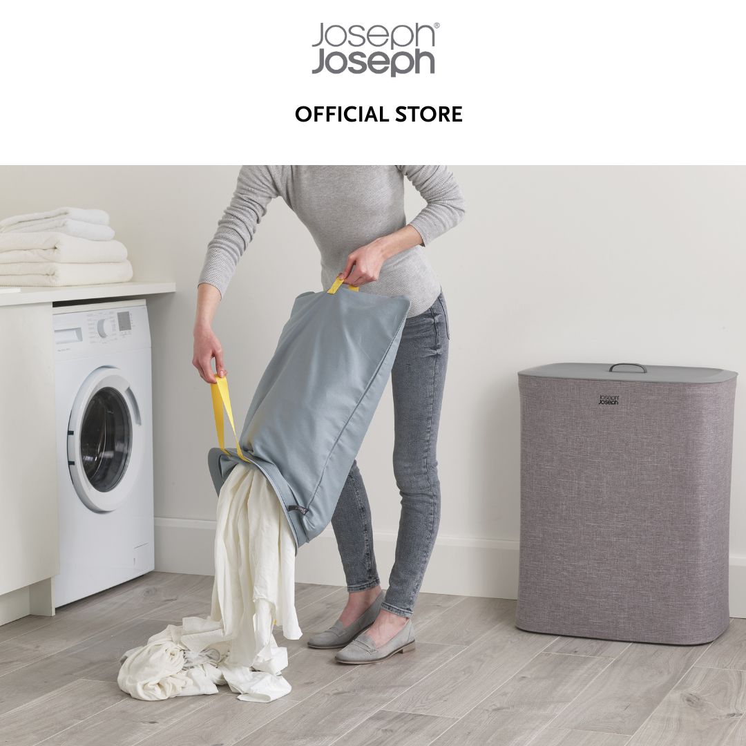 Joseph Joseph Tota 90L Grey Laundry Separation Basket JJ0160 (Grey) / JJ0161 (Carbon Black)
