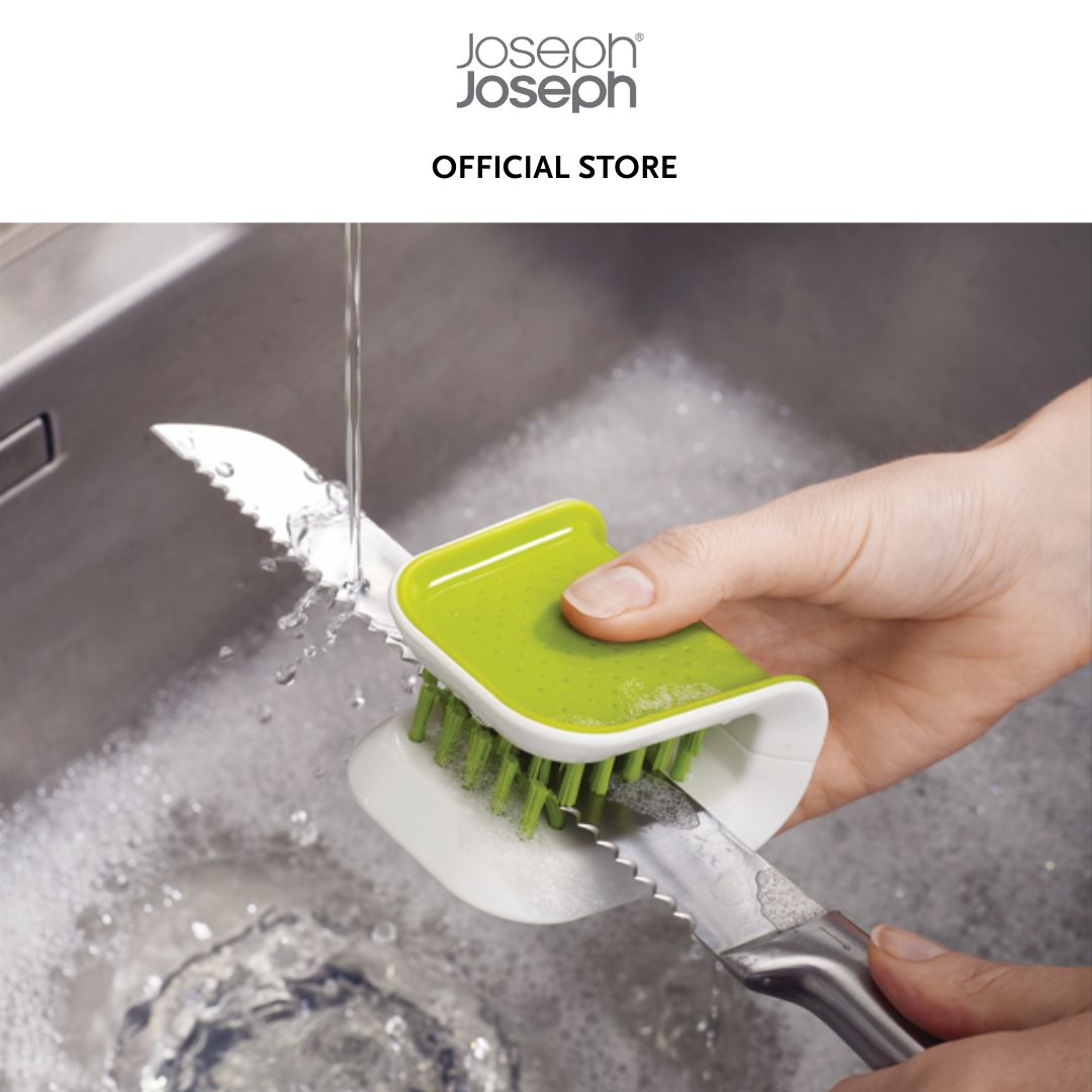 Joseph Joseph BladeBrush Green Knife & Cutlery Cleaning Brush JJ0247
