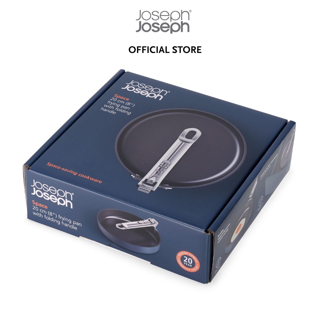Joseph Joseph Space Folding Handle Ceramic Non-stick 20cm Blue Frying Pan JJ0150