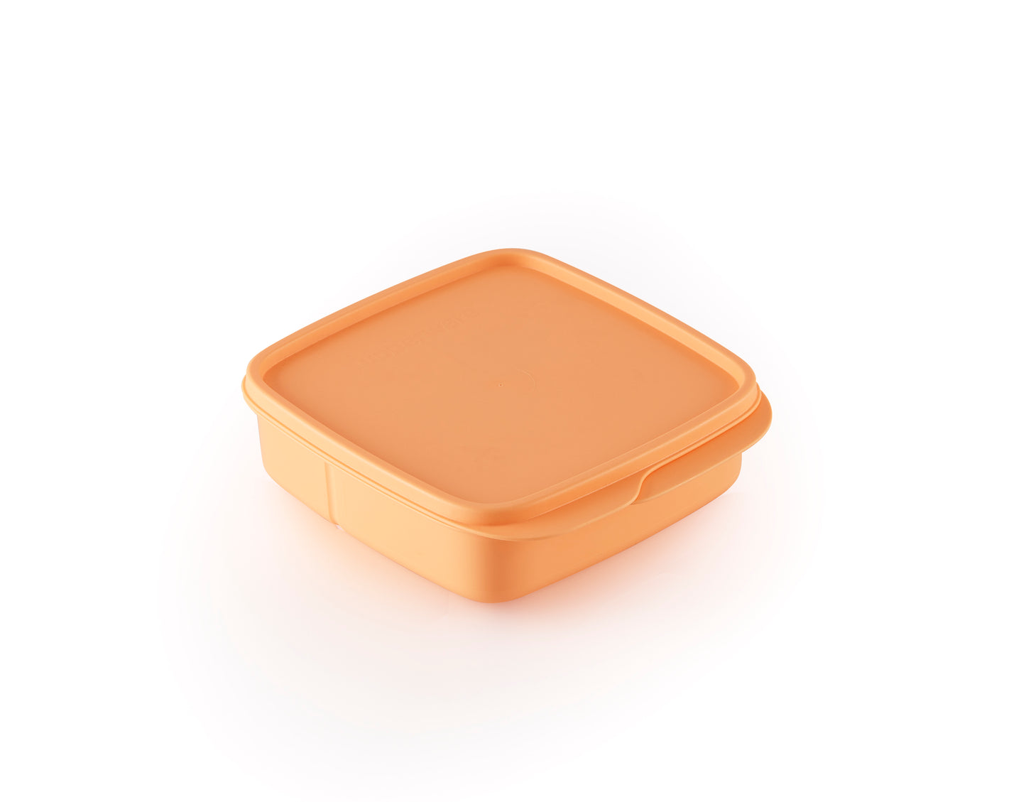 Tupperware Square Divided Lunch Box (550ml, Peach) TP0027