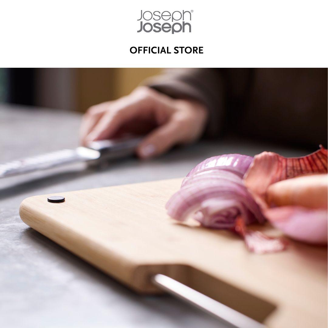 Joseph Joseph Folio Steel 3-Piece Bamboo Chopping Board Set With Black Stainless-Steel Case JJ0146