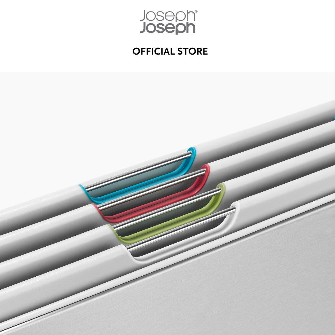 Joseph Jospeh Folio Steel 4-piece Stone Chopping Board Set With Stainless-Steel Case JJ0142