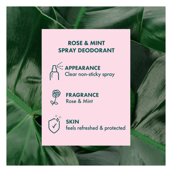 (EXP: Sep 26) A'kin Rose & Mint Spray Deodorant 150ml AK0128