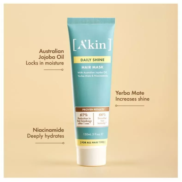 (EXP: Aug 26) A'kin Daily Shine Hair Mask 150ml