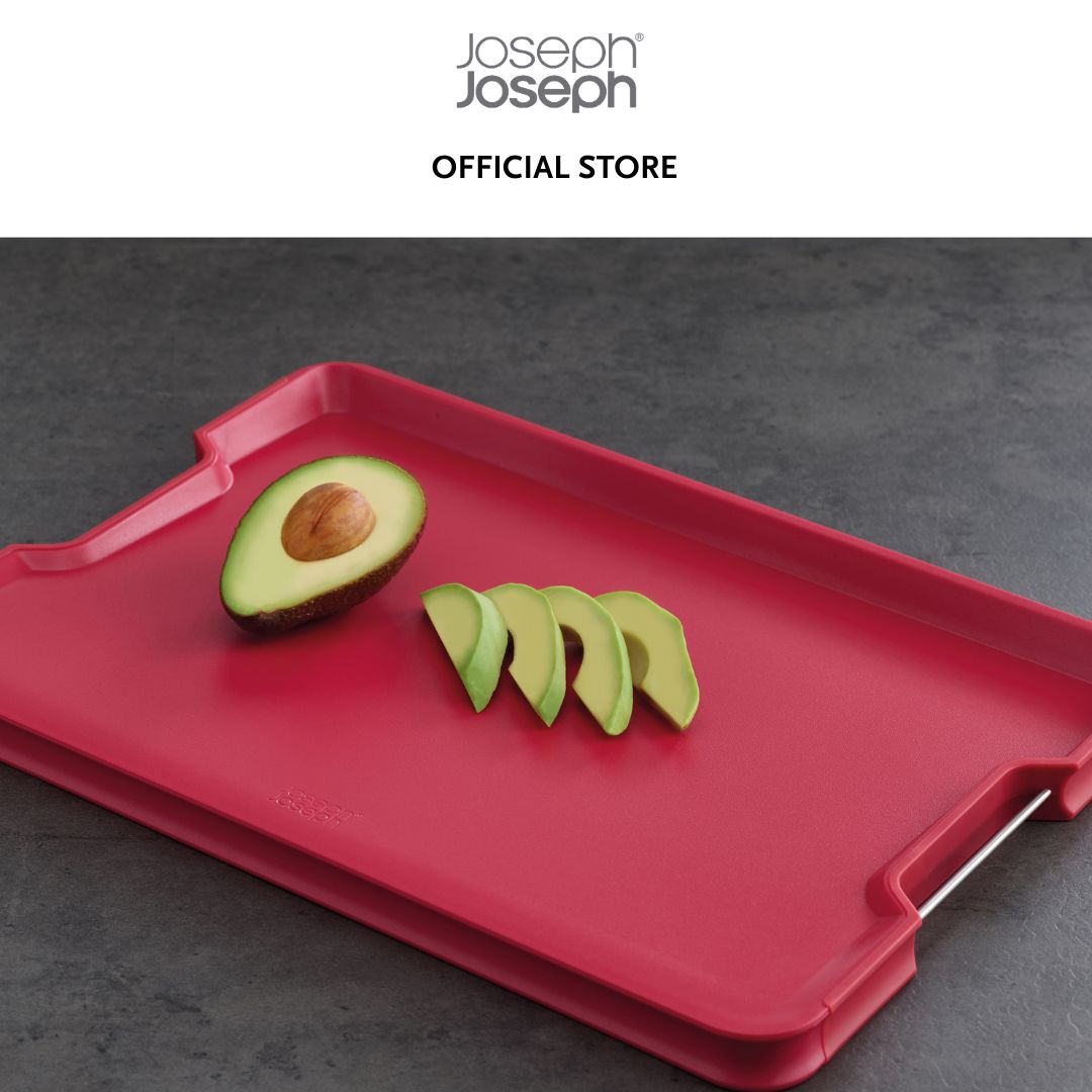 Joseph Joseph Cut&Carve™ Plus Multi-function Red Chopping Board JJ0203 (Large)
