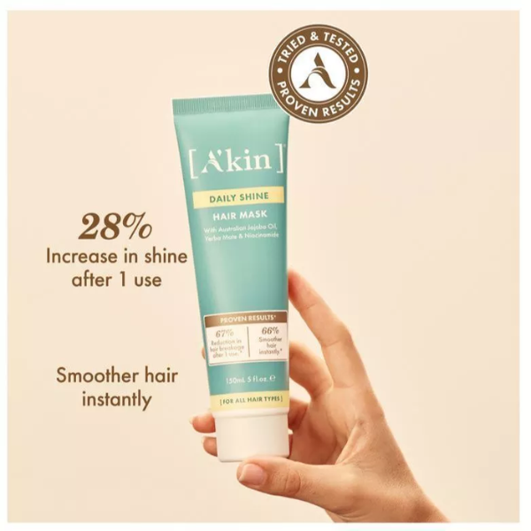 (EXP: Aug 26) A'kin Daily Shine Hair Mask 150ml