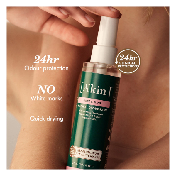 (EXP: Sep 26) A'kin Rose & Mint Spray Deodorant 150ml AK0128