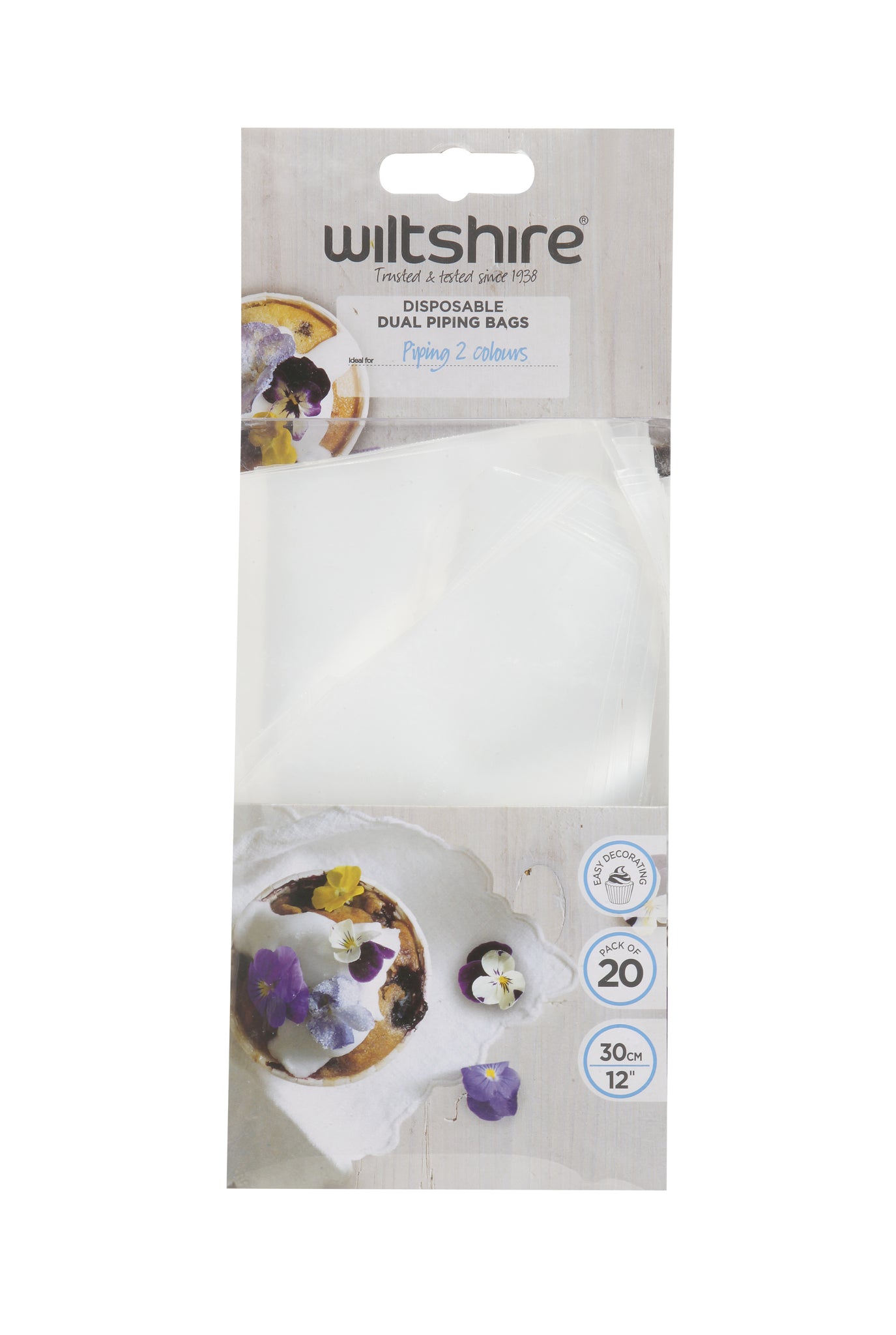 Wiltshire Disposable Dual Piping Bags Pack of 20
