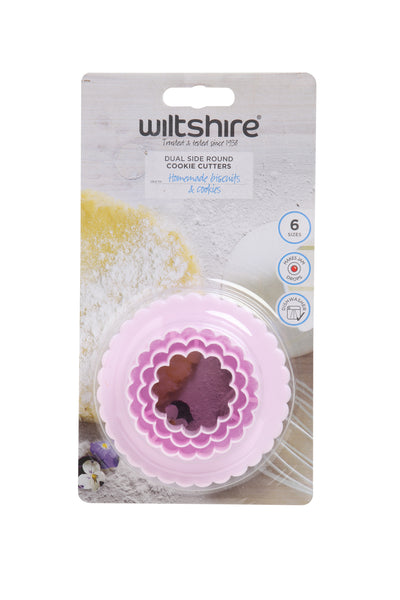 Wiltshire Dual Side Round Cookie Cutters Set of 3