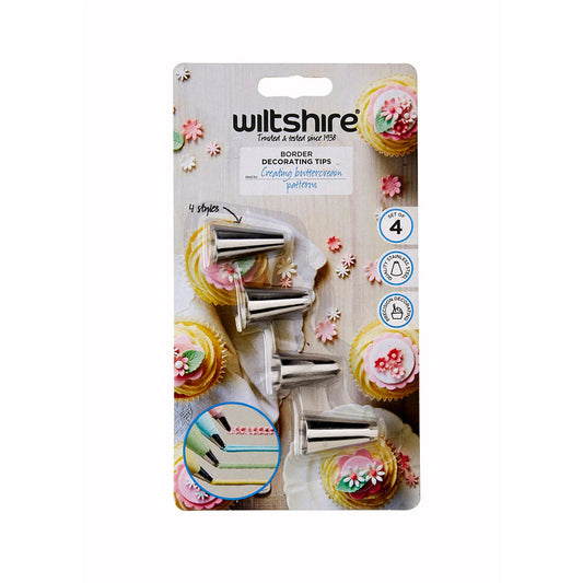 Wiltshire Border Decorating Nozzles Set of 4