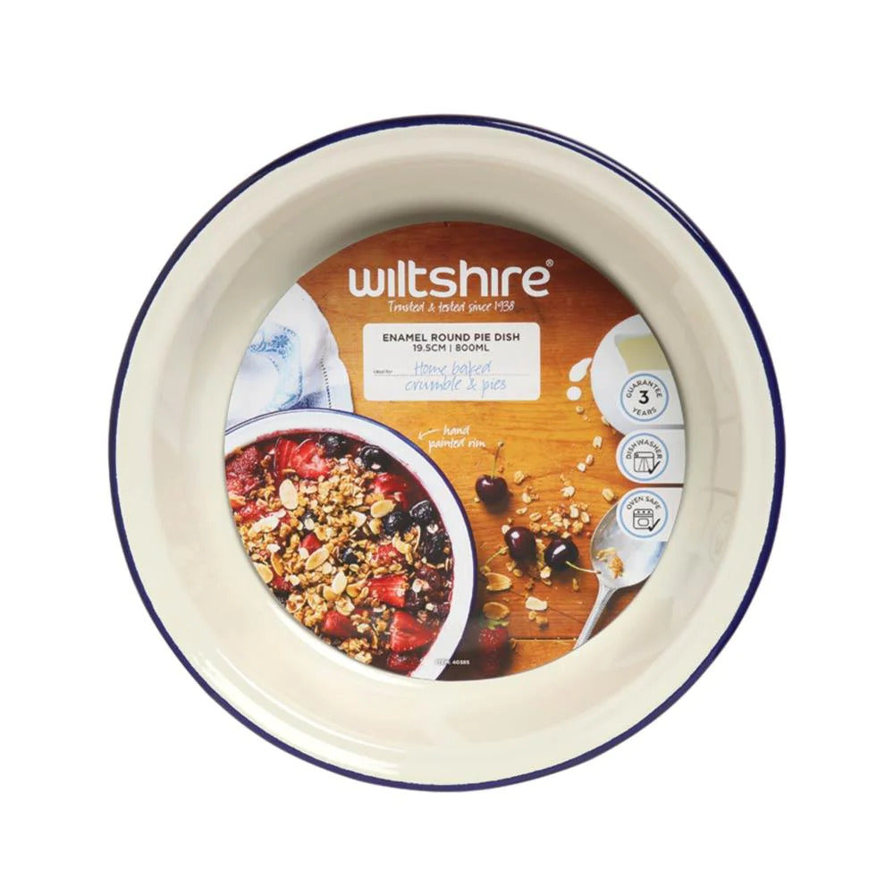 Wiltshire Enamel Round Pie Dish