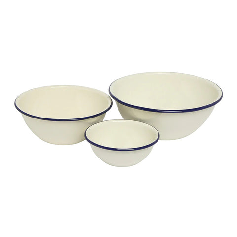 Wiltshire Enamel Mixing Bowl Set Of 3