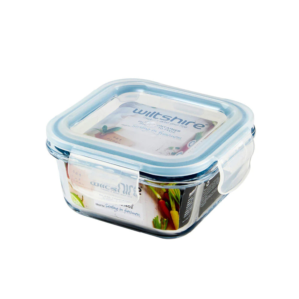 Wiltshire Glass Food Container Square / 300ml, 800ml