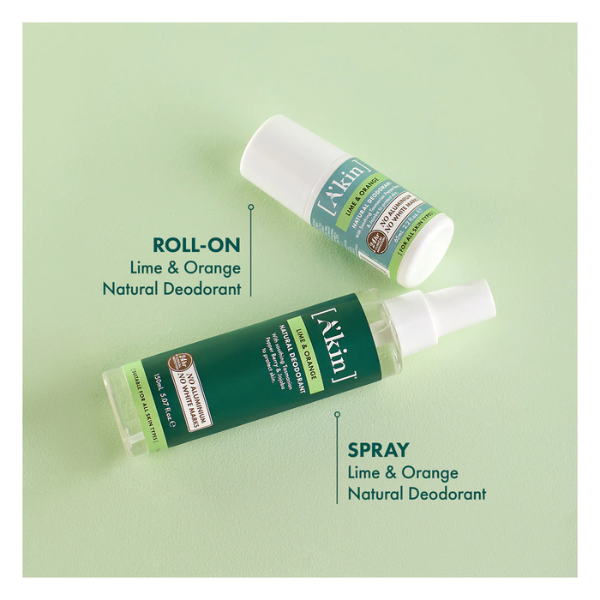 A'kin Lime & Orange Spray Deodorant 150ml AK0129