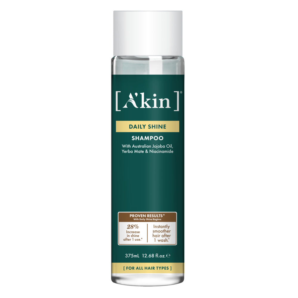 (EXP: Mar 27) A'kin Daily Shine Shampoo 375ml AK0115 (For All Hair Type)