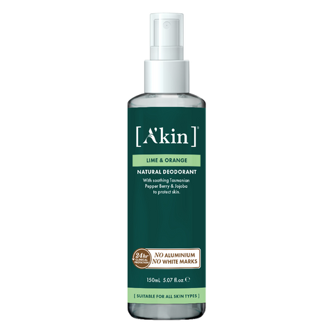 A'kin Lime & Orange Spray Deodorant 150ml AK0129