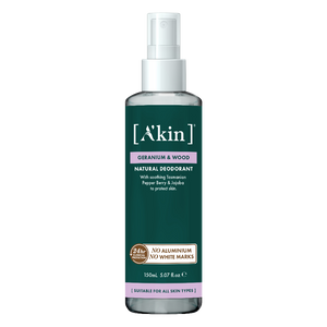 A'kin Geranium & Wood Spray Deodorant 150ml AK0130