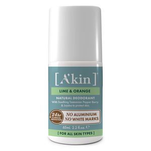 A'kin Lime & Orange Roll-On Deodorant 65ml AK0132