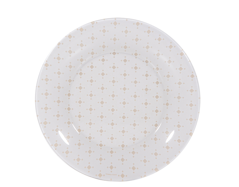 Bormioli Rocco New Acqua Piatto Fondo Ceramic Beige BR0013, 23cm, plates