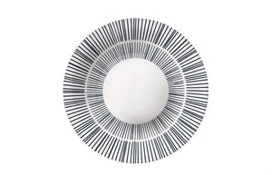 Bormioli Rocco New Acqua Piatto Fondo Stria Grey BR0025, 23cm, plates