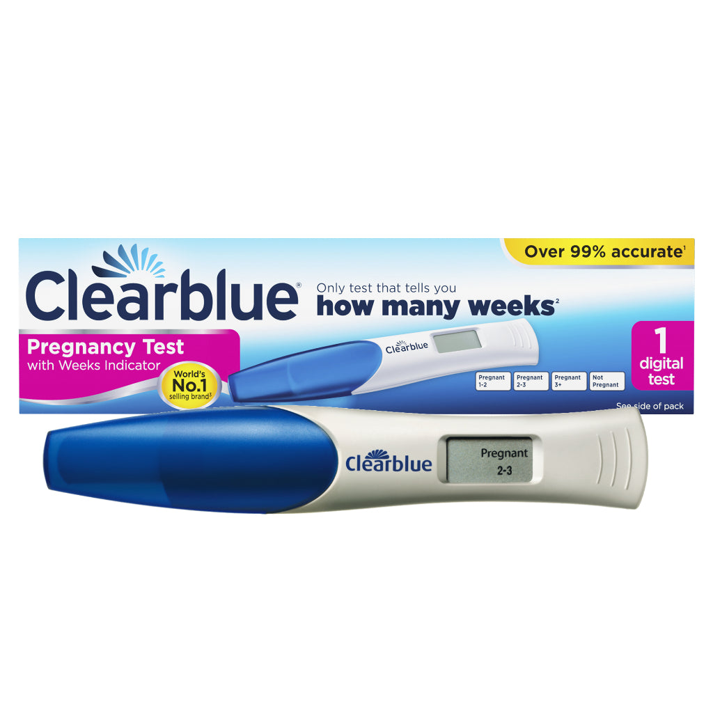 Clearblue Digital Pregnancy Test Kit with Weeks Indicator 1s (CB0029)