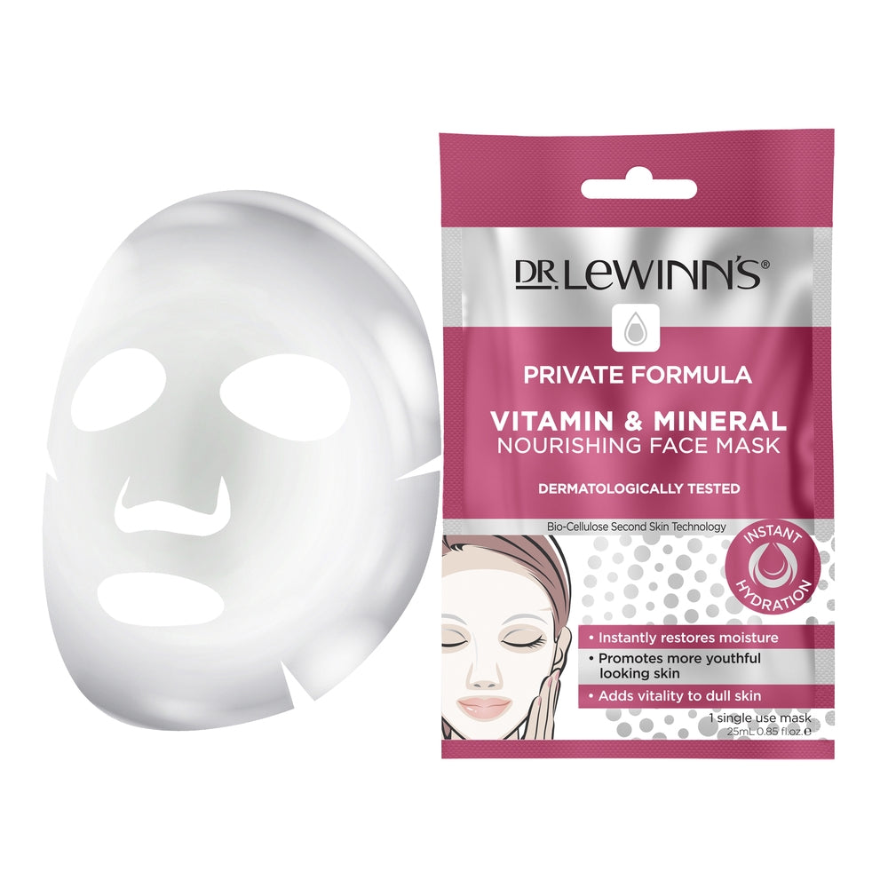 Dr. LeWinn's Private Formula Vitamin & Mineral Nourishing Face Mask 1 Pack DR0087 (Expiry: 21/5/24)