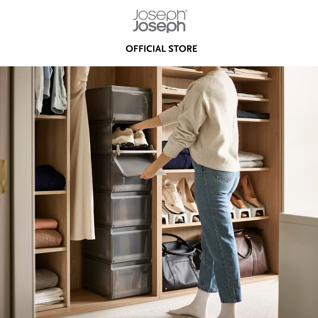 Joseph Joseph ShoeCase 6-piece Grey Shoe Storage Box JJ0184