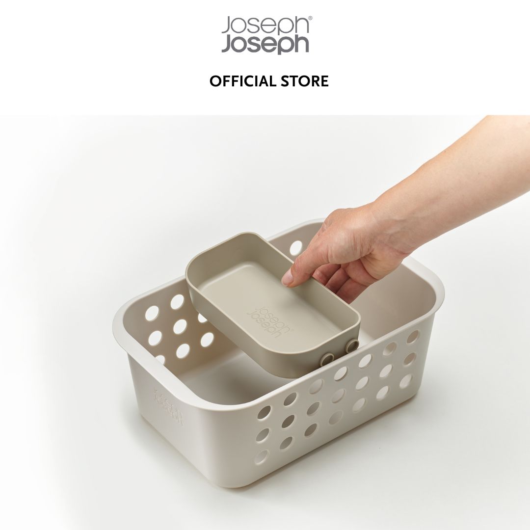 Joseph Joseph EasyStore™ Ecru Bathroom Storage Basket (Various Size) JJ0226 JJ0227 JJ0228