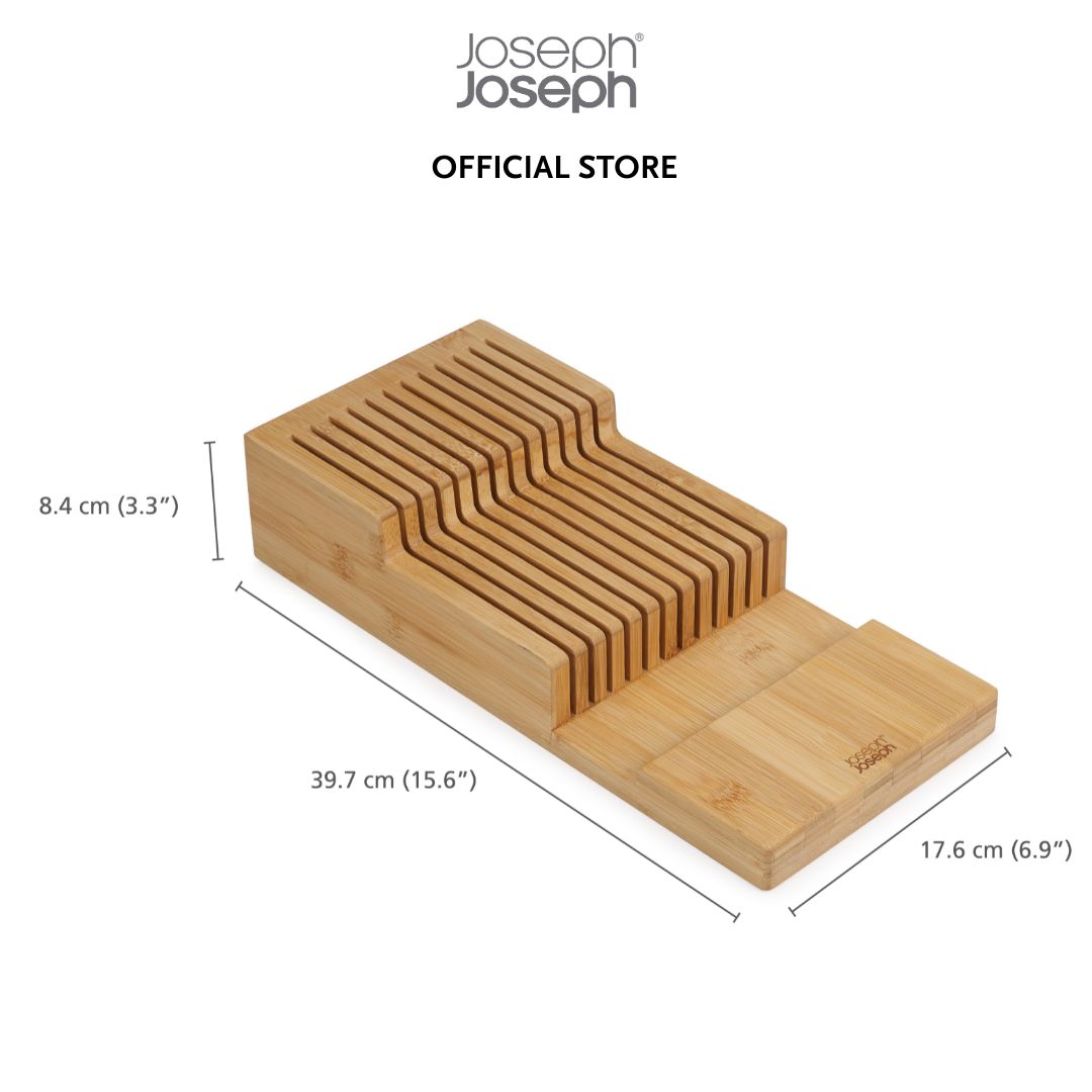 Joseph Joseph DrawerStore™ Bamboo Large 2-tier Knife Organiser JJ0273