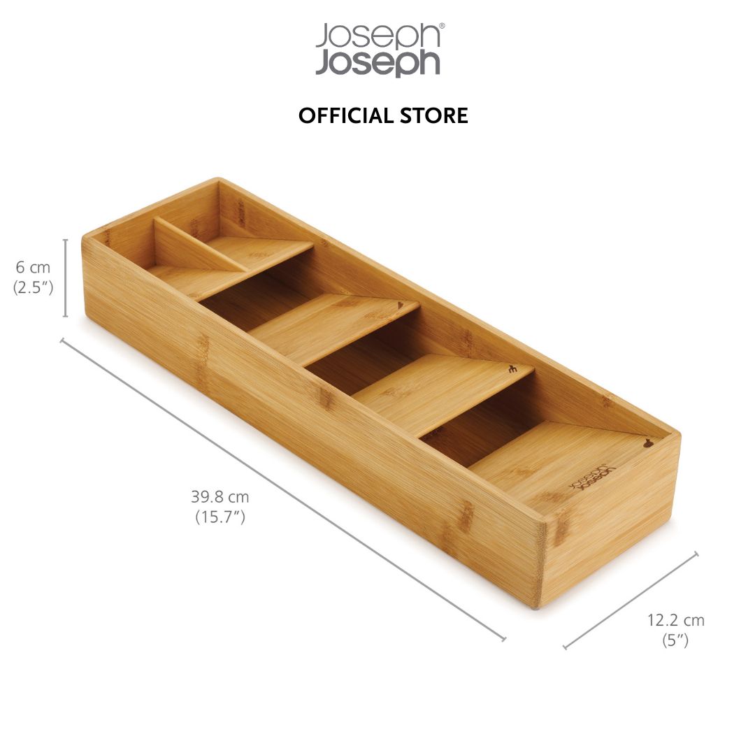 Joseph Joseph DrawerStore™ Bamboo Compact Cutlery Organiser JJ0256