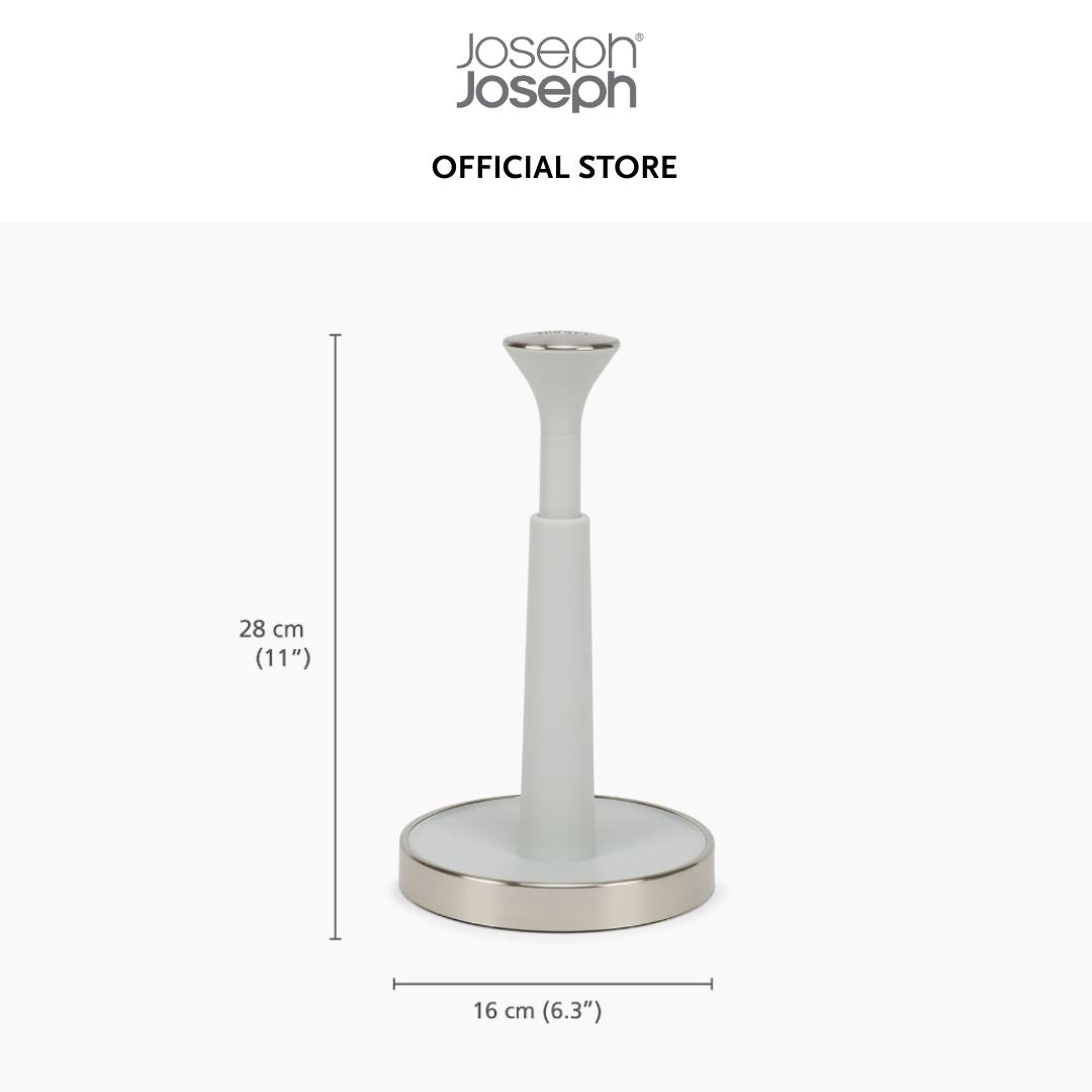 Joseph Joseph Push&Tear™ Grey Kitchen Roll Holder JJ0253 (Black) / JJ0267 (Stone)