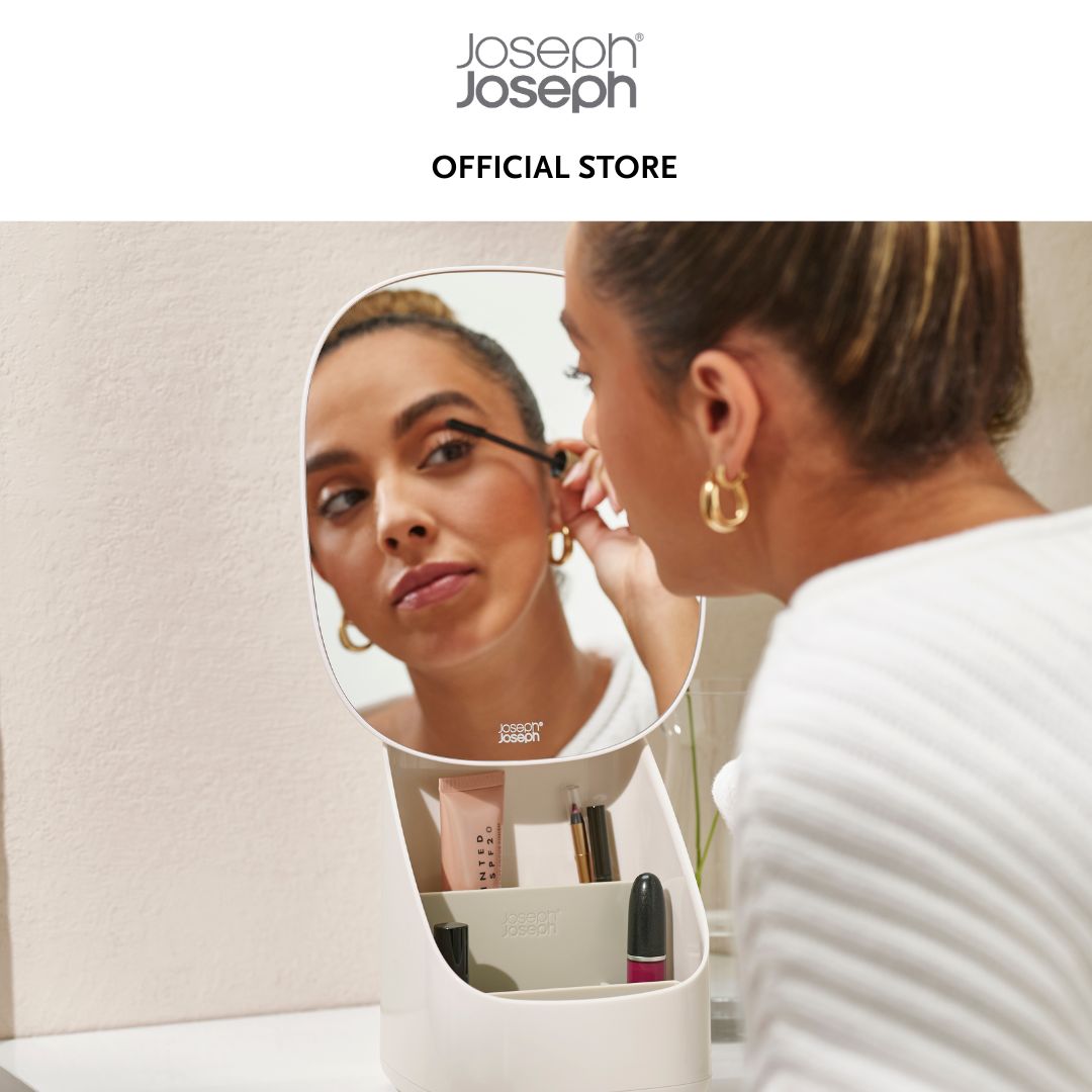 Joseph Joseph Viva Pedestal Mirror with Cosmetic Organiser JJ0237