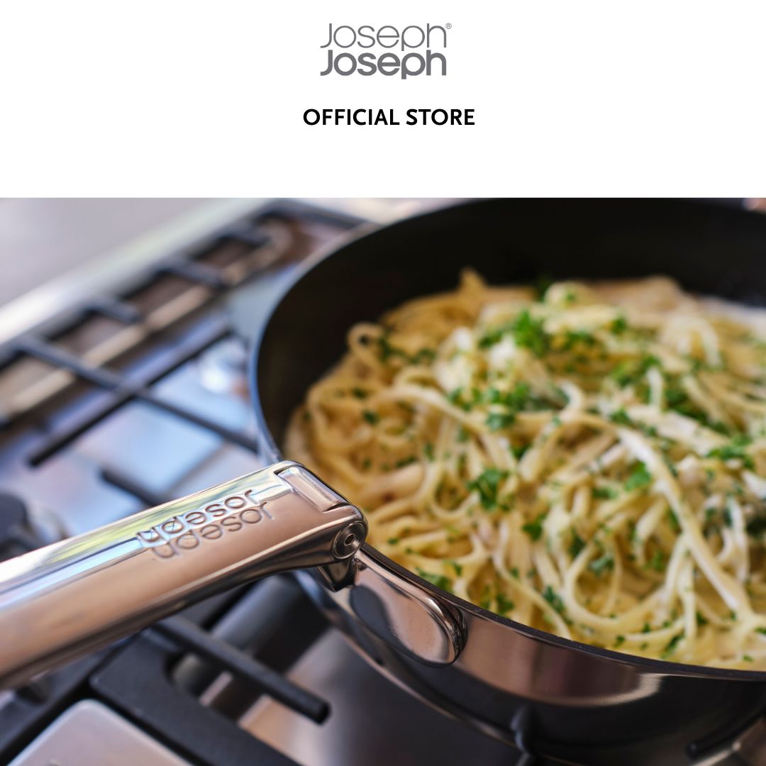 Joseph Joseph Space Steel Folding Handle Non-Stick 28cm Frying Pan JJ0289
