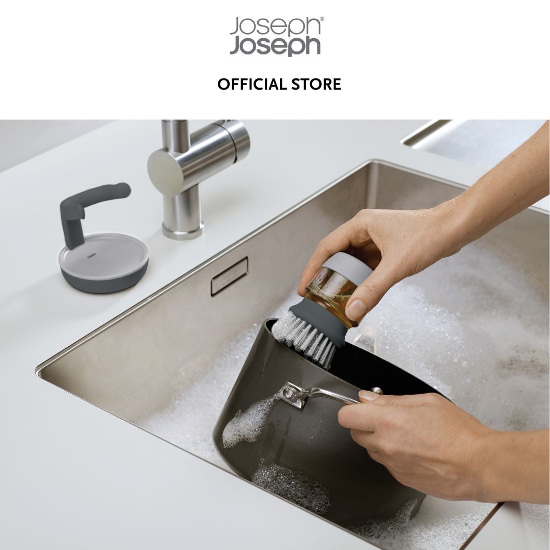Joseph Joseph Palm Scrub™ Grey Washing Up Brush JJ0240
