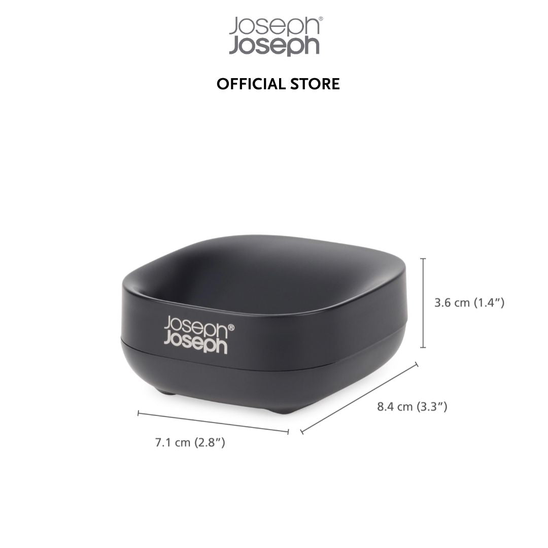 Joseph Joseph Slim™ Compact Matt Black Soap Dish JJ0235