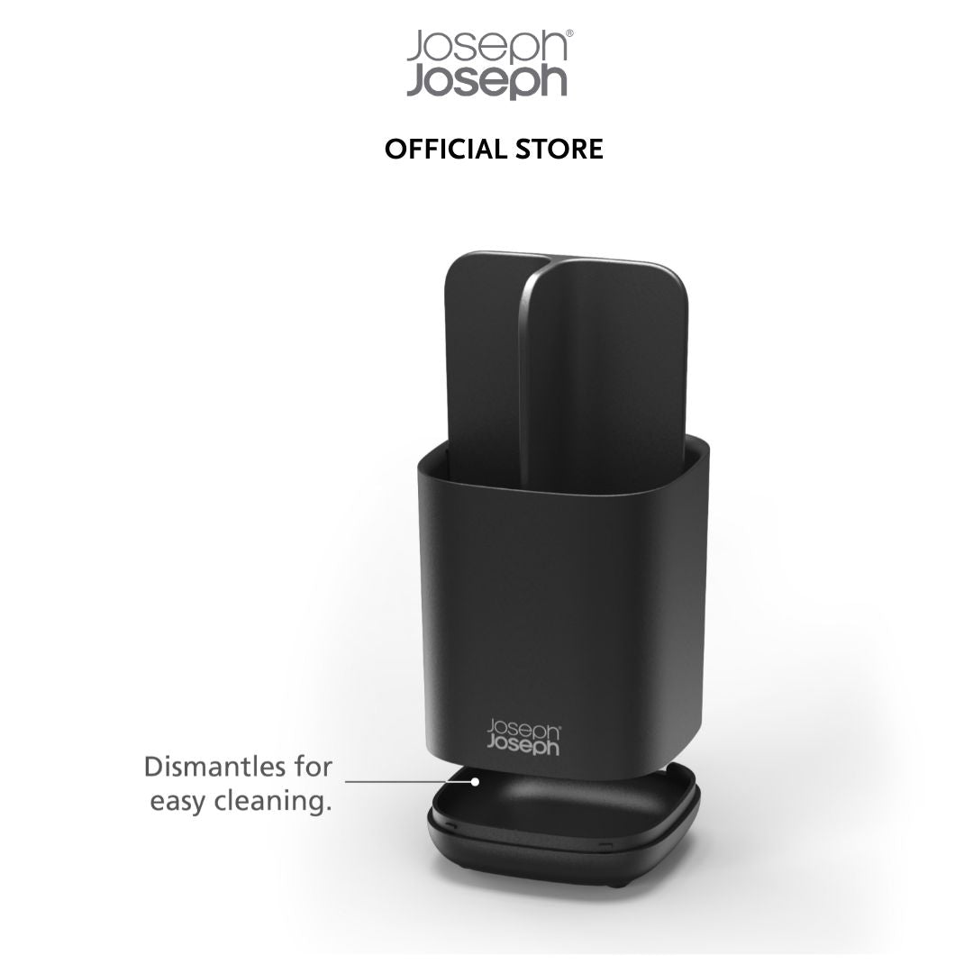 Joseph Joseph EasyStore™ Matt Toothbrush Holder Black Medium JJ0232 / Large JJ0233