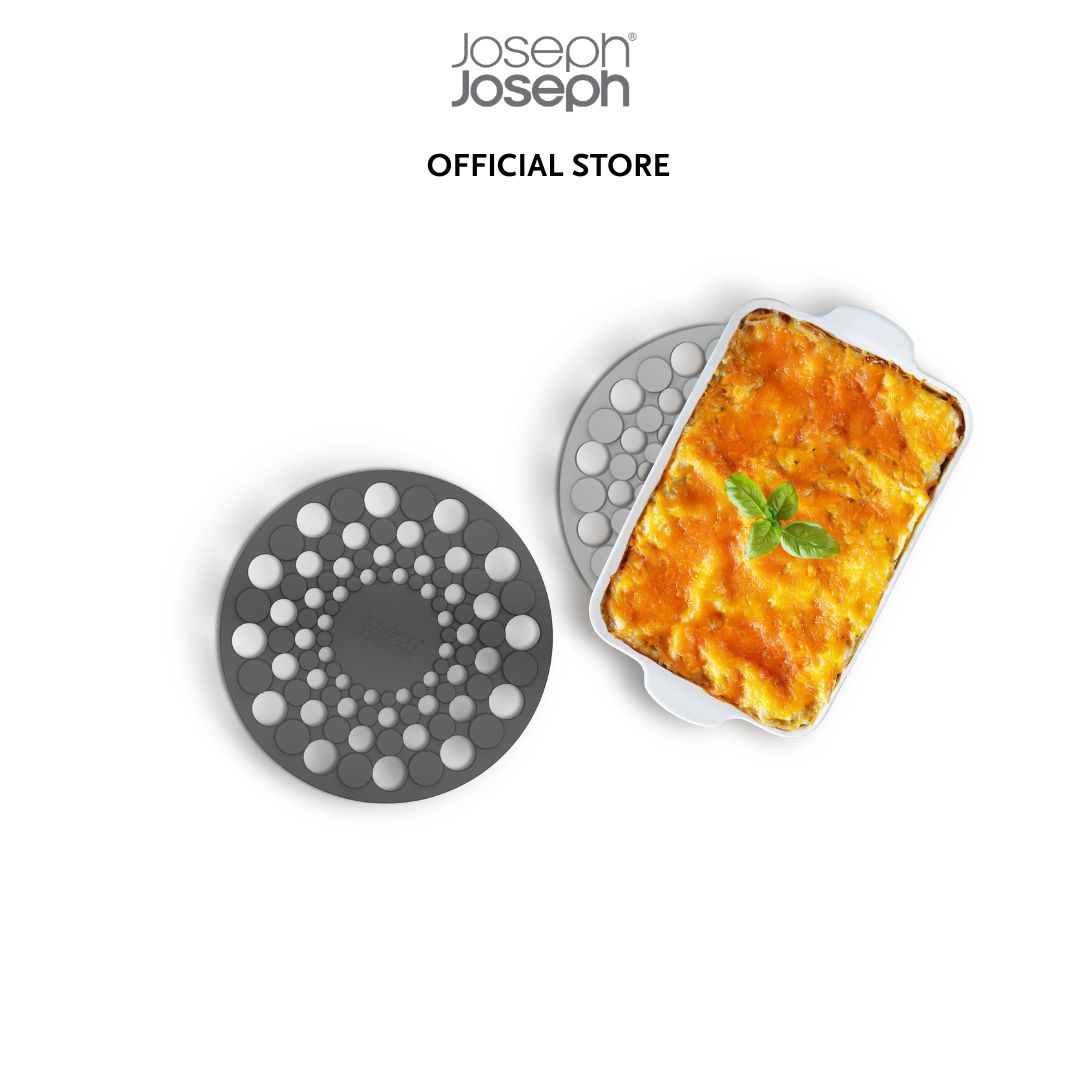 Joseph Joseph Spot-On™ Set of 2 Grey Silicone Trivets JJ0100
