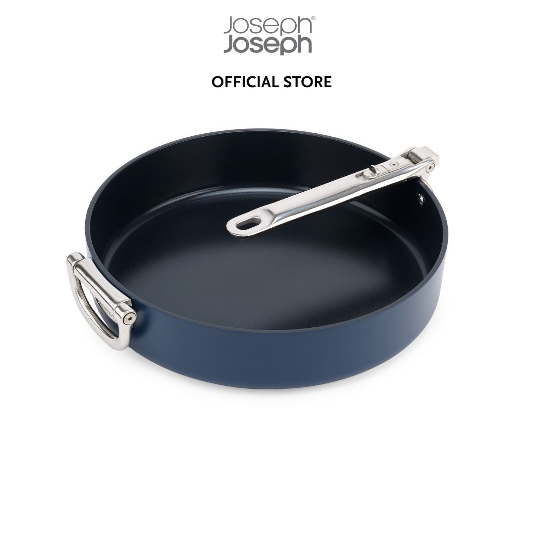 Joseph Joseph Space Folding Handle Ceramic Non-stick 30cm Blue Frying Pan JJ0152