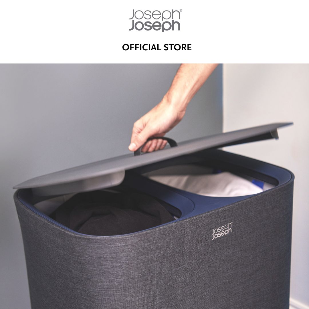 Joseph Joseph Tota 90L Grey Laundry Separation Basket JJ0160 (Grey)  / JJ0161 (Carbon Black)