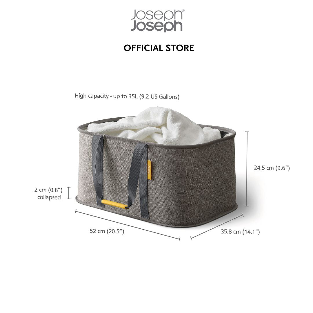 Joseph Joseph Hold-All™ Grey Collapsible 35L Laundry Basket JJ0170