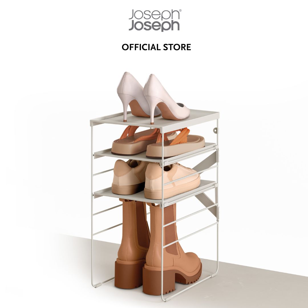 Joseph Joseph Level™ Adjustable Ecru Shoe Rack JJ0181