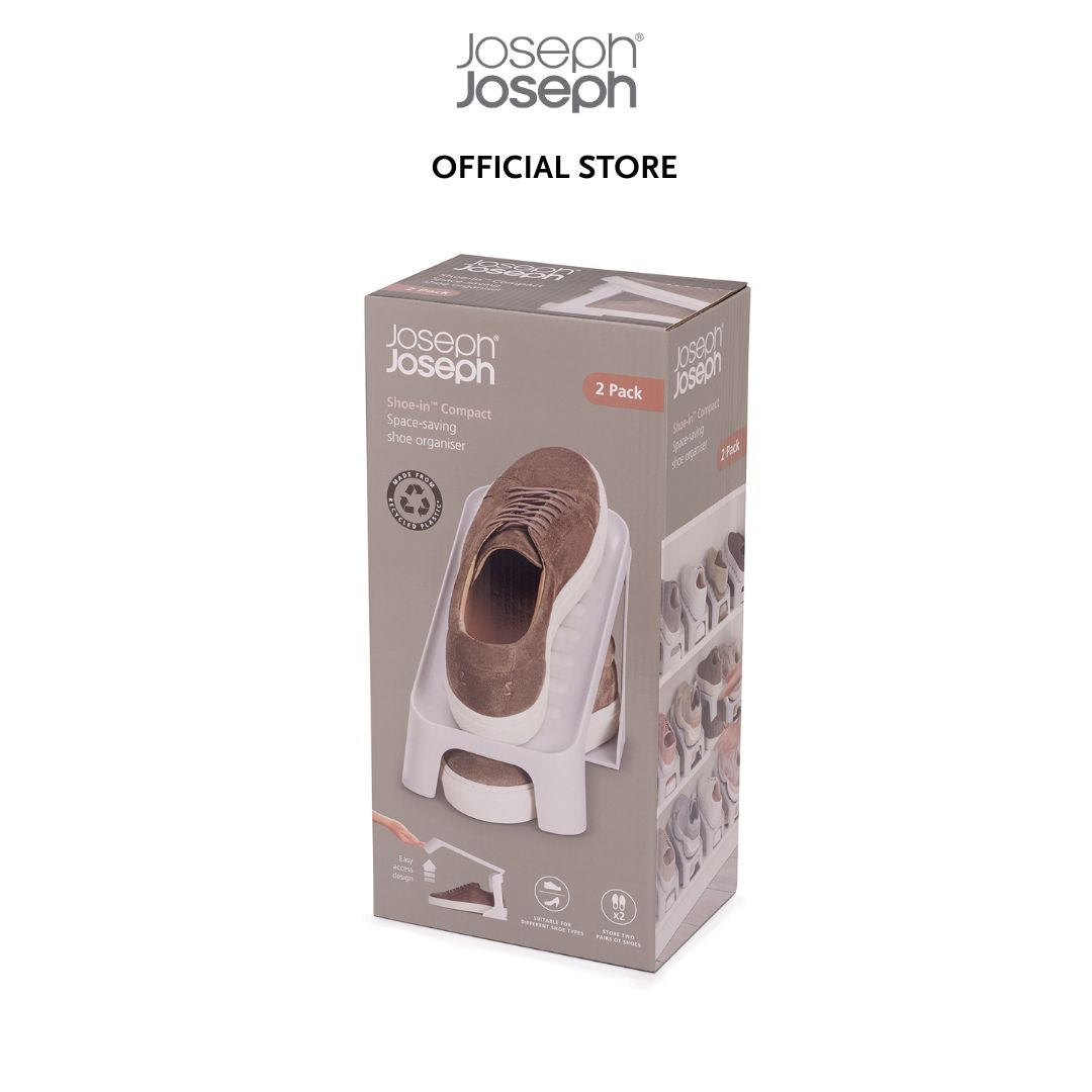 Joseph Joseph Shoe-In™ Compact 2-piece Ecru Shoe Caddy JJ0185
