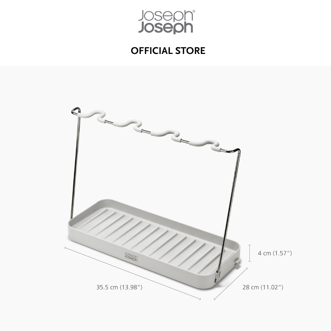 Joseph Joseph DrySmart™ Folding Wine Glass Drying Rack JJ0116 Made from recycled plastics