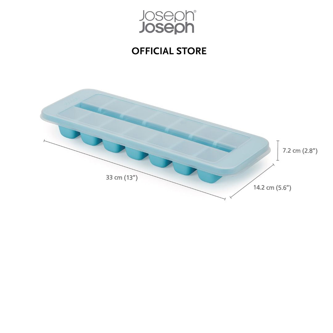 Joseph Joseph Flow™ Pack of 2 Easy-fill Blue Ice-cube Trays JJ0104