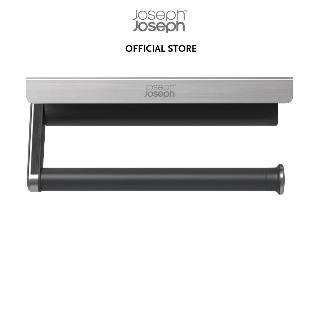 Joseph Joseph RollGrip Under-Shelf Stainless-Steel Kitchen Roll Holder JJ0121