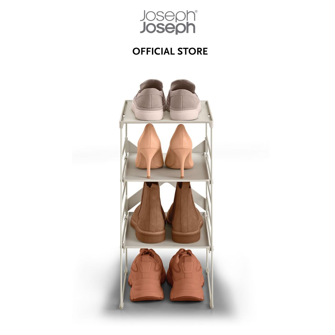Joseph Joseph Level™ Adjustable Ecru Shoe Rack JJ0181